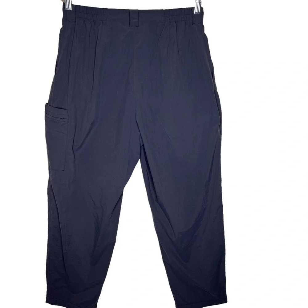 ExOfficio Bugs Away Gray Straight Leg Hiking Field Pants 14 Nylon High Waist - Picture 6 of 15